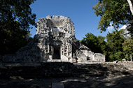 Group D, Temple XX at Chicanna - chicanna mayan ruins,chicanna mayan temple,mayan temple pictures,mayan ruins photos